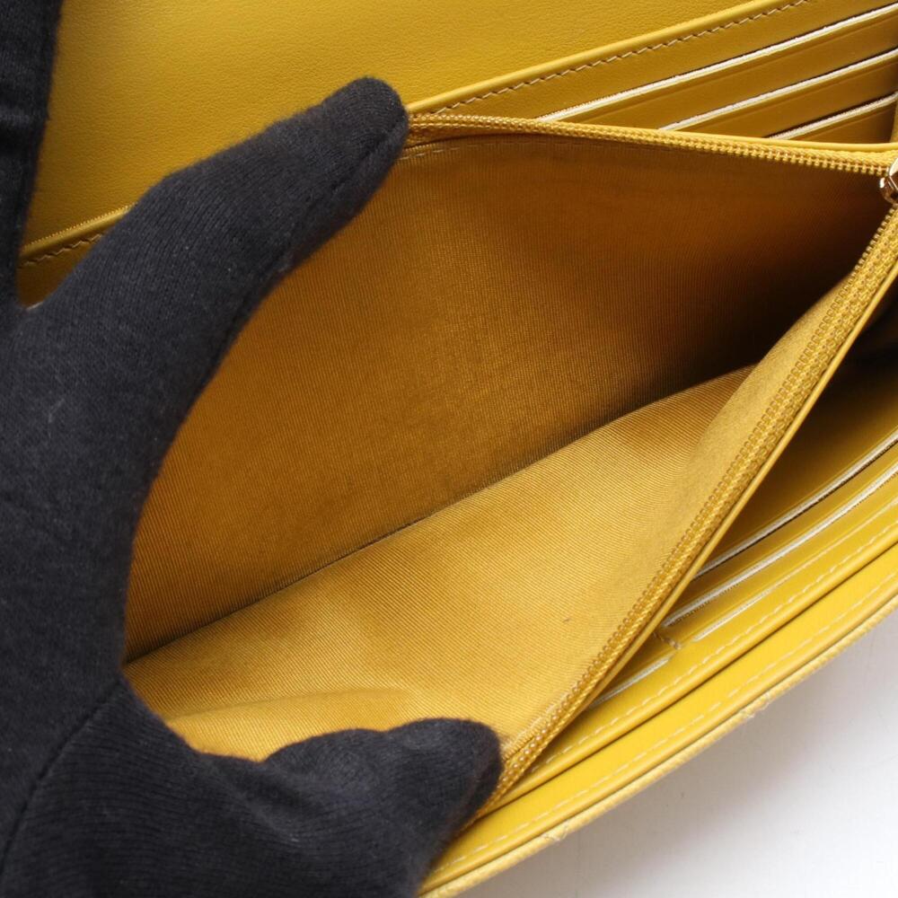 CHANEL Authentic Yellow Caviar Leather Wallet - Picture 4 of 9